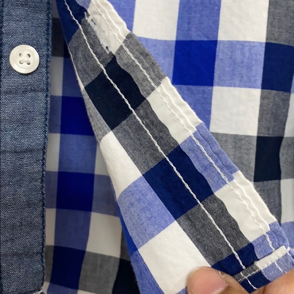 Gymboree Boys Button Down Paid Shirt Size S(5-6) - Picture 7 of 8